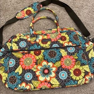 Vera Bradley grand weekender travel bag